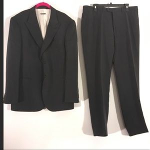 Giorgio Armani Navy Blue Suit Italian size 56